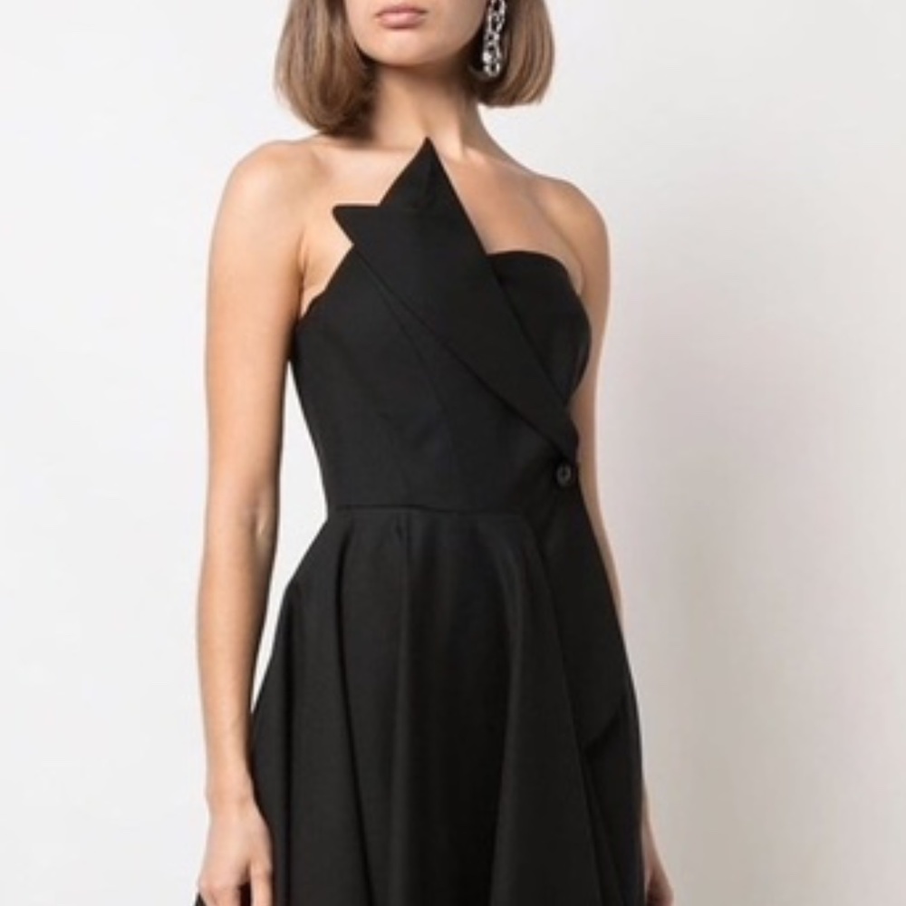 Monse Black Wool Corset Dress New With Tags sz US8